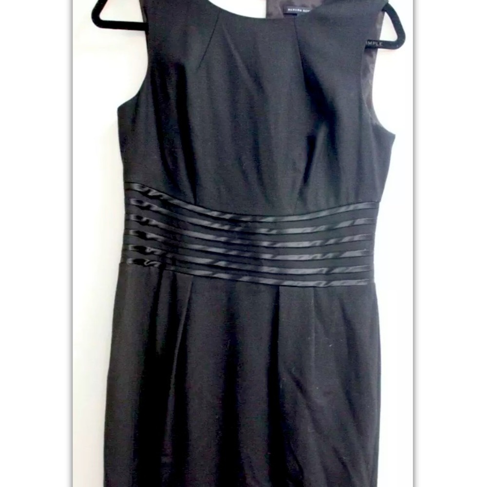 Banana Republic Black Wool Cocktail Dress Size 6